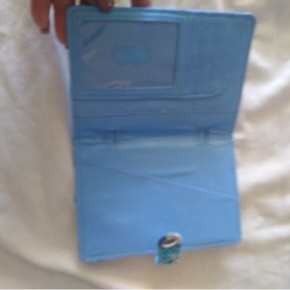 Vera Bradley Snap ID Wallet, Blueberry Blooms - Picture 3 of 9